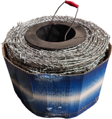 Alambre Espino Reforzado Galvanizado 250 metros 2,2 mm